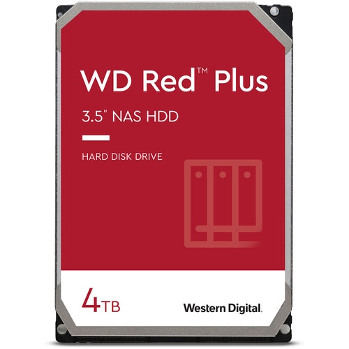 WD 4TB 3.5" WD40EFPX Red Plus 