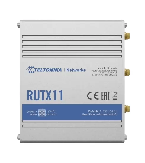 Industrial 4G dual SIM router RUTX11 