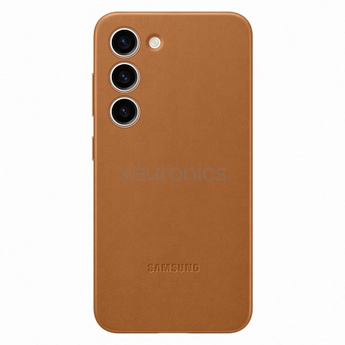 Samsung Galaxy S23 Leather Case Camel 