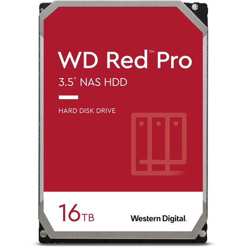 WD 16TB WD161KFGX Red Pro 