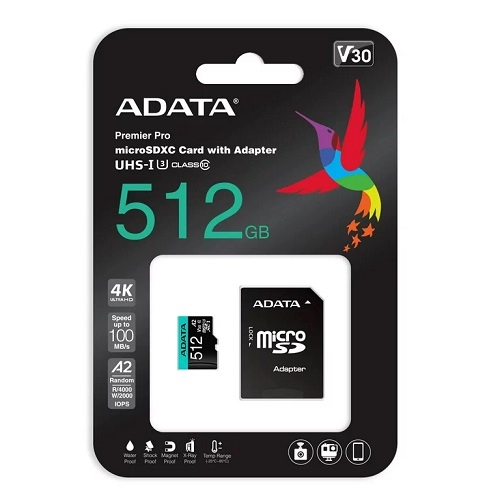 A-DATA 512GB AUSDX512GUI3V30SA2-RA1 